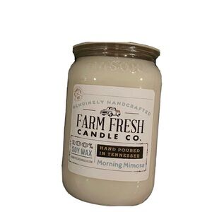 Farm Fresh Candle Co. Morning Mimosa Candle 100% Soy Wax 16 Oz Brand New